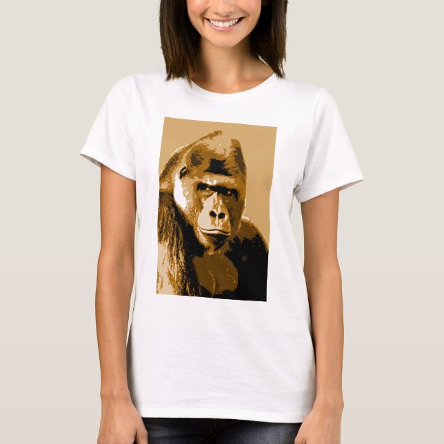 Gesichter des Gorillas T-Shirt (Vorderseite)