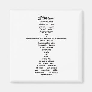 Gesichter des Sins Magnet