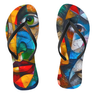 Gesichter, die wir kennen flip flops