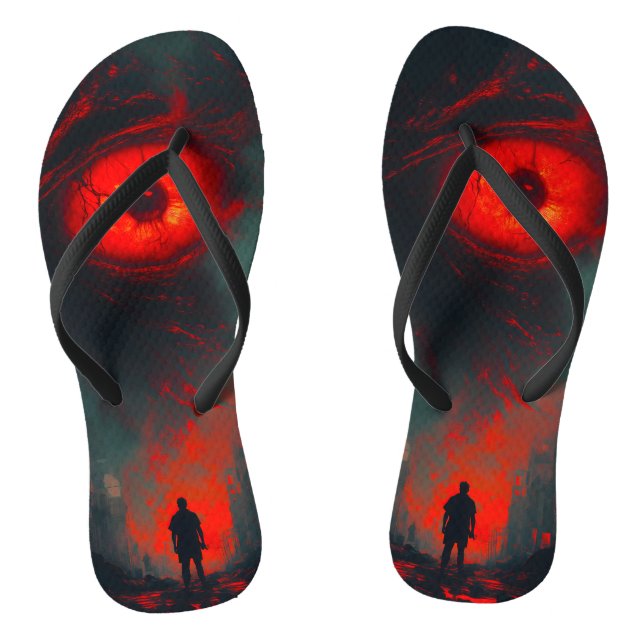 Gesichter, die wir kennen flip flops (Fußbett)