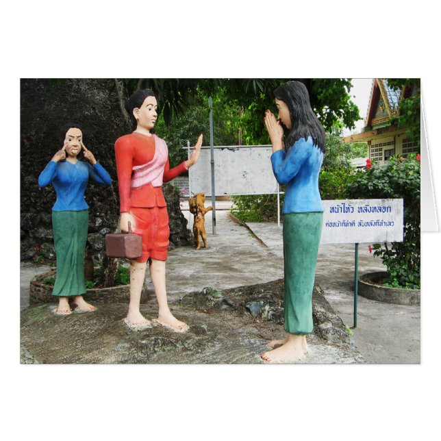 Gesichter hinter der Rückenkarte ziehen (Vorderseite (Horizontal))