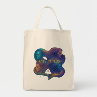 Gesichter im Flux Tote Bag - künstlerischer Identi Tragetasche