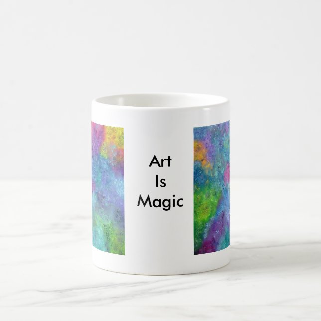 Gesichter in der Universum-Tasse Kaffeetasse (Mittel)