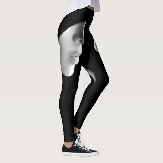 Gesichter Leggings (Rechts)