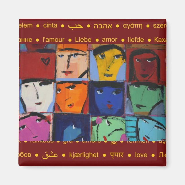 Gesichter Magnet (Vorne)