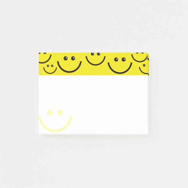 Gesichter Post-it Klebezettel (Vorderseite)
