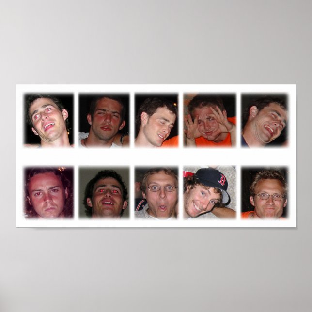 Gesichter Poster (Vorne)