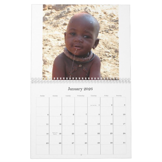Gesichter von Afrika - besonders angefertigt - Kalender (Jan 2026)