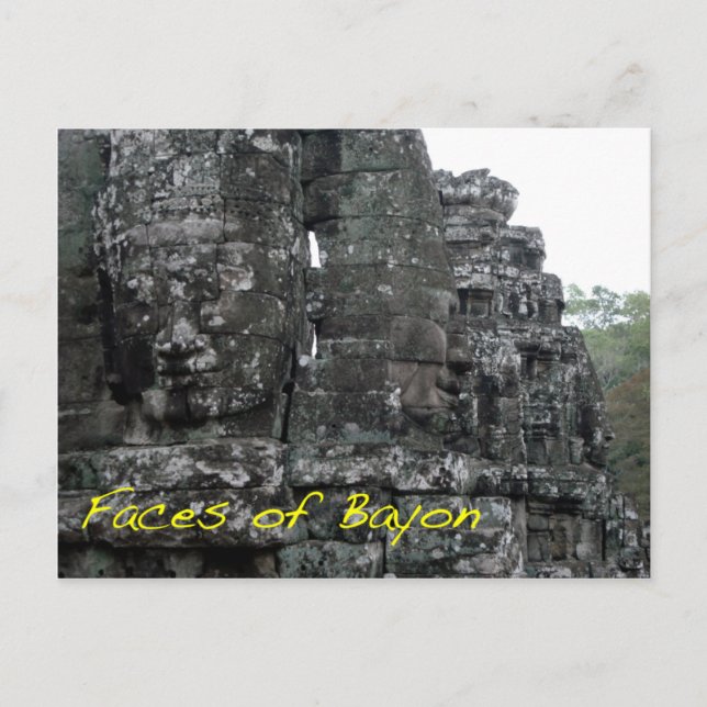 Gesichter von Bayon Postkarte (Vorderseite)