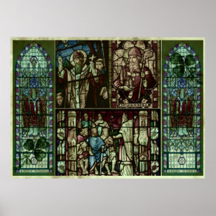Gesichter von Heiligem Patrick Poster