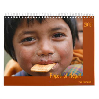 Gesichter von Nepal Kalender