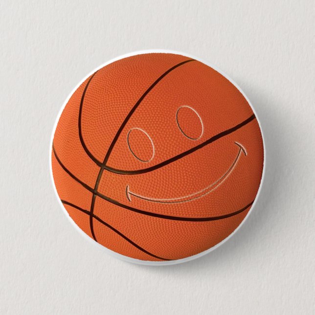 GESICHTS-BASKETBALL BUTTON (Vorderseite)