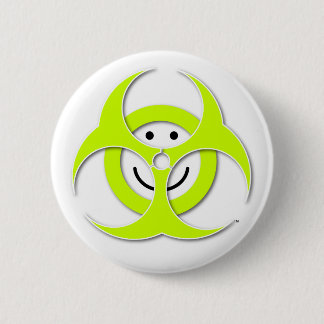 Gesichts-Biogefährdung-Knopf Button