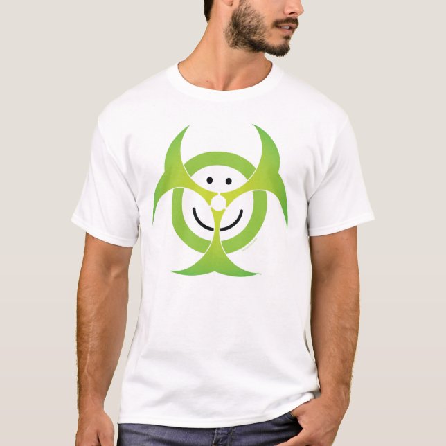 Gesichts-Biogefährdung-T - Shirt (Vorderseite)