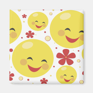 Gesichts-Blumen-Magnet Magnet