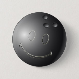 GESICHTS-BOWLINGS-BALL BUTTON