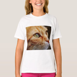 Gesichts einer Ingwerkatze bestimmt T-Shirt