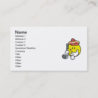 Gesichts-Golf-T - Shirts und Geschenke Visitenkarte