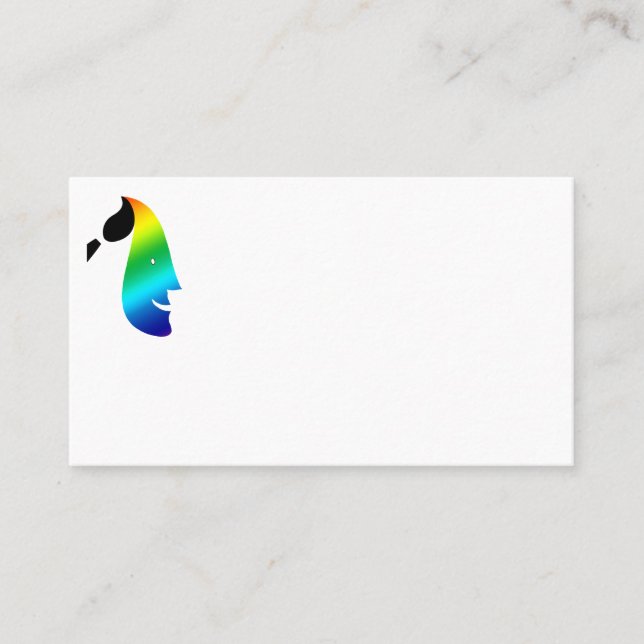 Gesichts-Malerei/Facepainter Unternehmens-Karte Visitenkarte (Vorderseite)