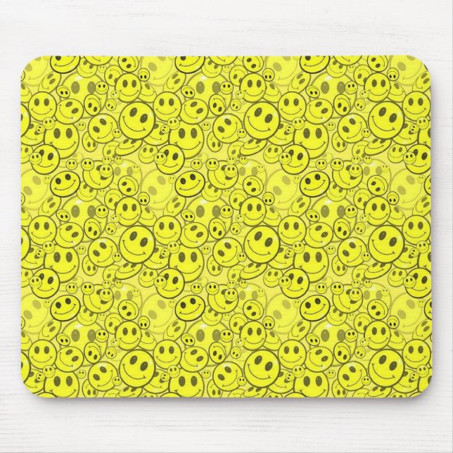 Gesichts-Mausunterlage Mousepad (Vorne)