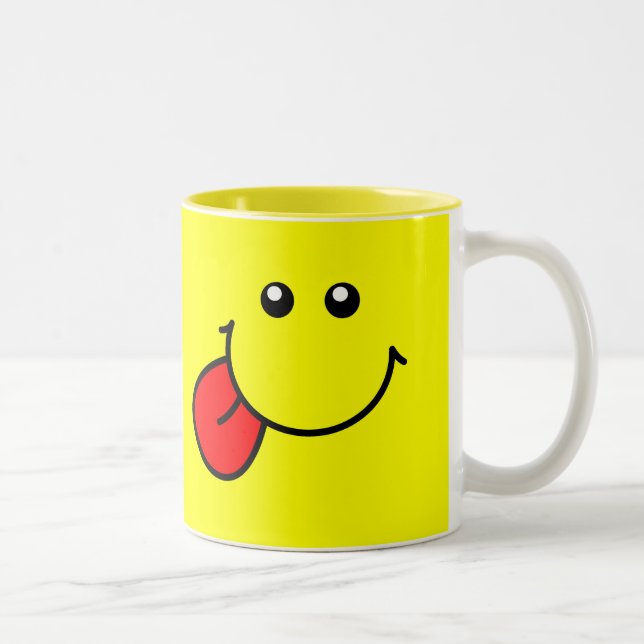 Gesichts-Tasse Zweifarbige Tasse (Rechts)
