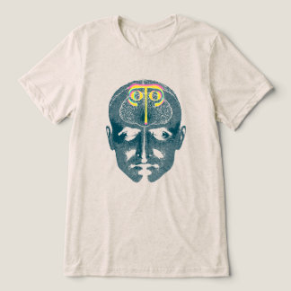 Gesichtsabdruck Tri-Blend Shirt