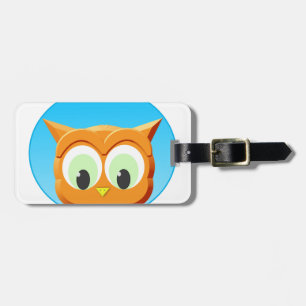 Gesichtsausdruck einer kleinen Schale Gepäckanhänger