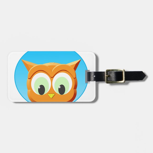 Gesichtsausdruck einer kleinen Schale Gepäckanhänger (Vorderseite horizontal)