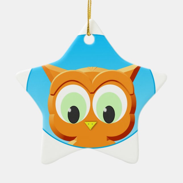 Gesichtsausdruck einer kleinen Schale Keramikornament (Vorne)