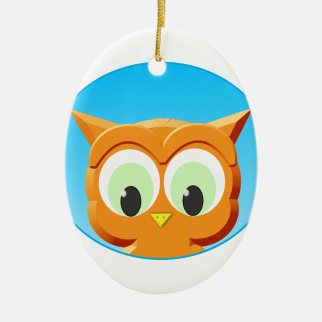 Gesichtsausdruck einer kleinen Schale Keramikornament (Vorne)