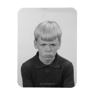 Gesichtsausdrücke eines Jungen Magnet