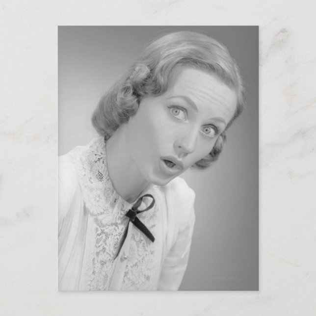 Gesichtsausdrücke Postkarte (Vorderseite)