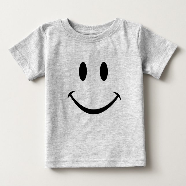 Gesichtsbaby Baby T-shirt (Vorderseite)