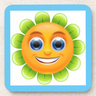 GESICHTSBLUME GETRÄNKEUNTERSETZER