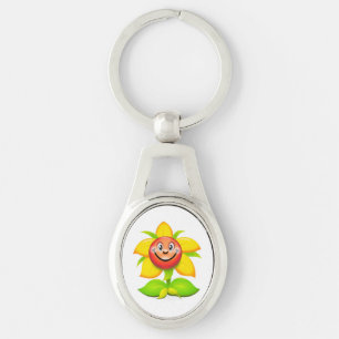GESICHTSBLUME SCHLÜSSELANHÄNGER