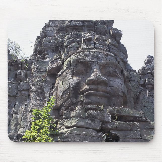 Gesichtsdetails des West Gate-Tower Gopuram), Mousepad (Vorne)