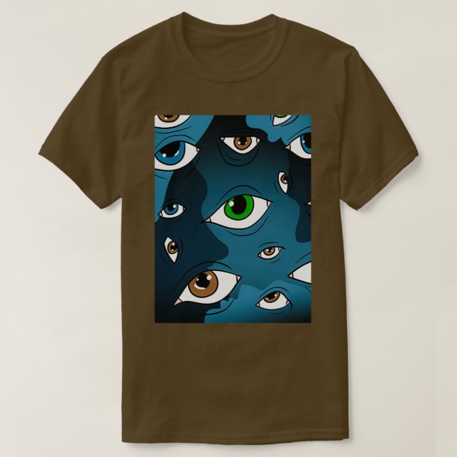 Gesichtserkennungsfohlen T-Shirt (Design vorne)