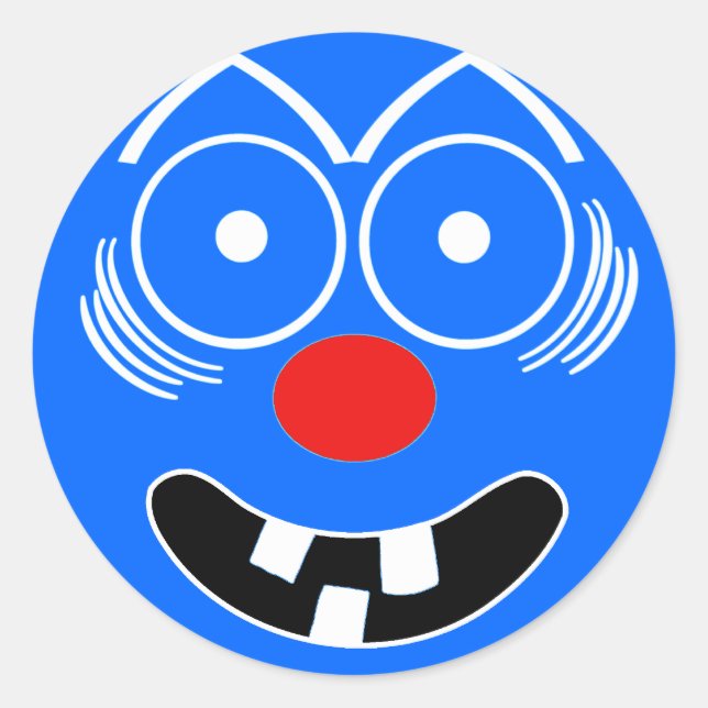 Gesichtsfeld Runder Aufkleber (Vorderseite)