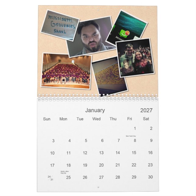 Gesichtshaar von MGS 2012 Kalender (Jan 2027)