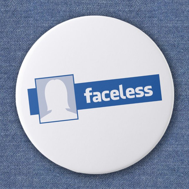 Gesichtslose Frau - Anonymes Profil Bild Button (Von Creator hochgeladen)