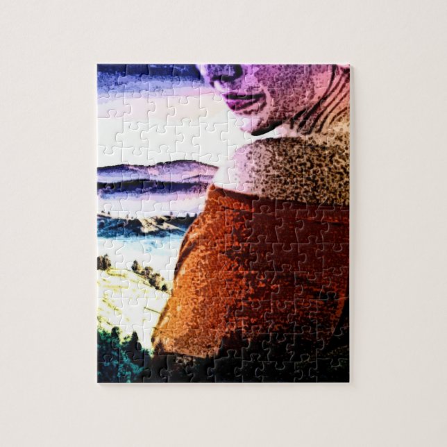 Gesichtslose Frau Puzzle (Vertikal)