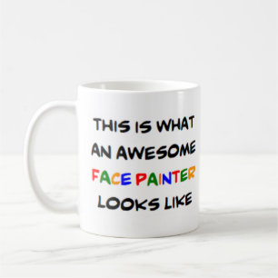 Gesichtsmaler, phantastisch kaffeetasse