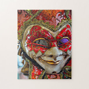 Gesichtsmaske Mardi Gras Louisiana. Puzzle