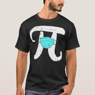 Gesichtsmaske PiDay Funny Social Distancing Quaran T-Shirt