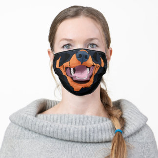 Gesichtsmaske Rottweiler Hund Gesicht