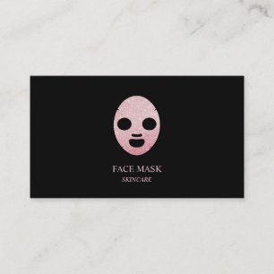 Gesichtsmaske zur Hautpflege Visitenkarte