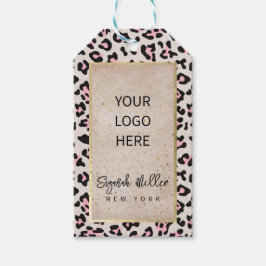 Gesichtsmuster und Gold Vintag Geschenkanhänger