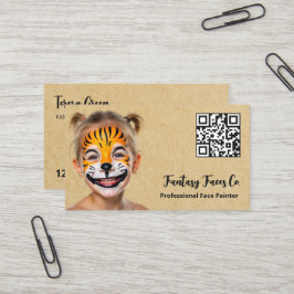 Gesichtspainter QR Visitenkarte