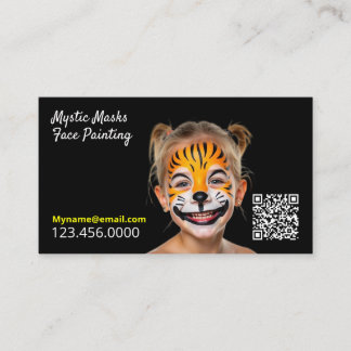 Gesichtspainting QR Visitenkarte