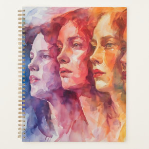 Gesichtspflege von Frauen - Aquarellmalerei Planer